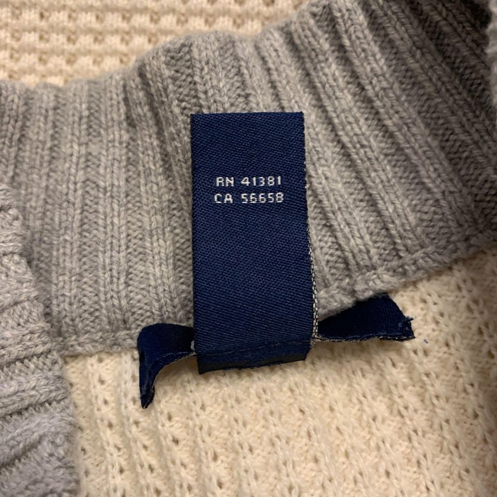 Ralph Lauren Chaps Collegiate Full Zip Cardigan - Picture 8 of 9